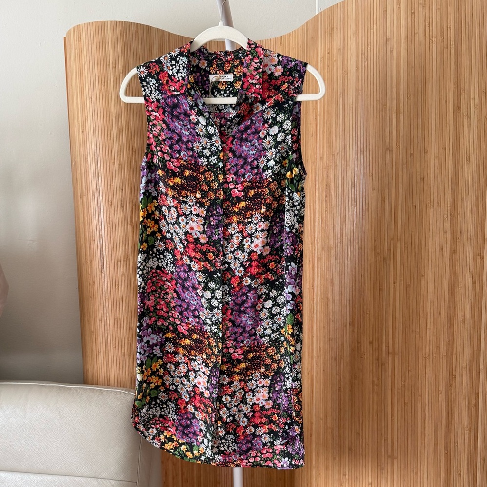 EQUIPMENT FEMME Floral Silk Mini Dress